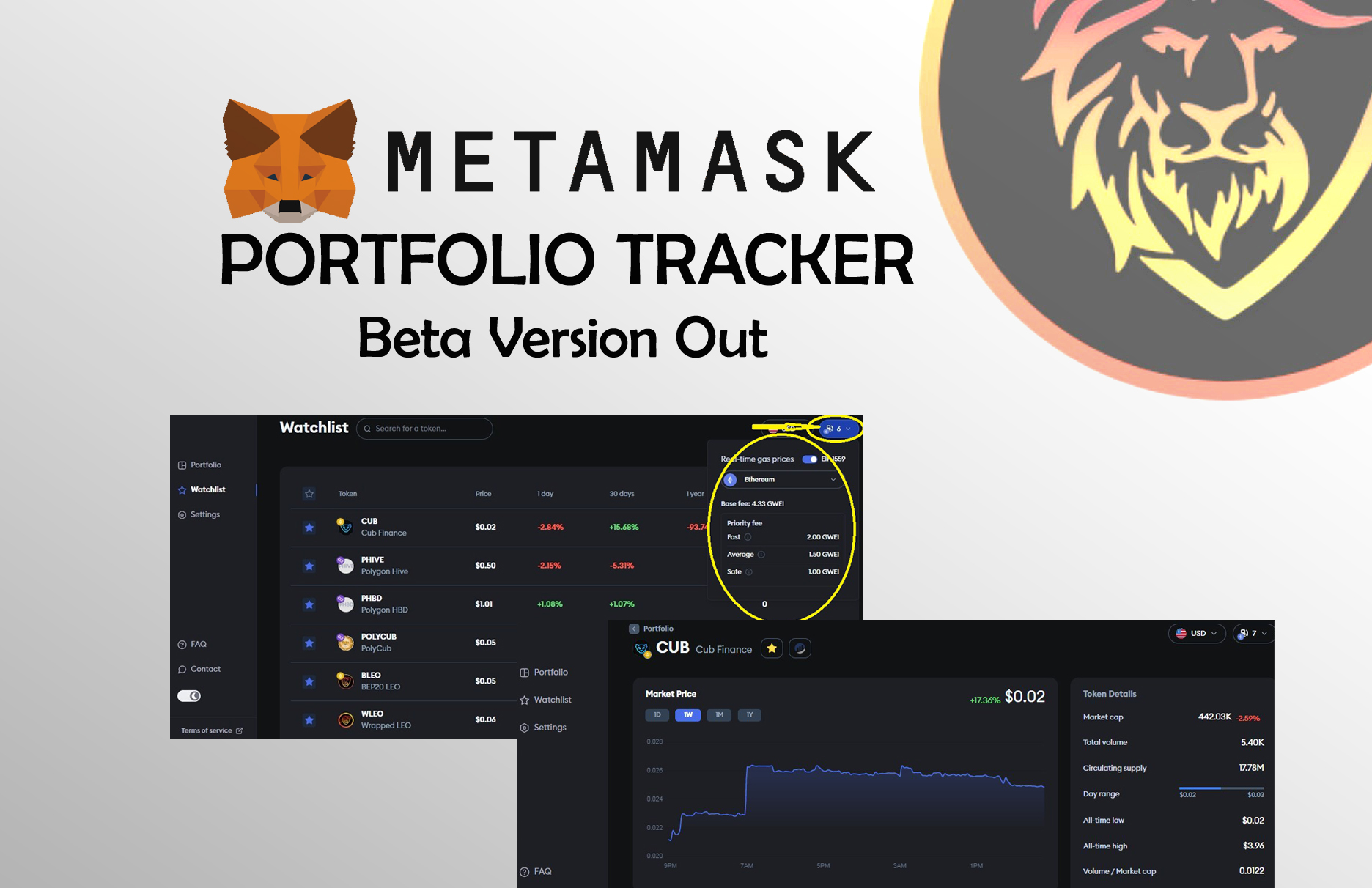 portfolio tracker metamask